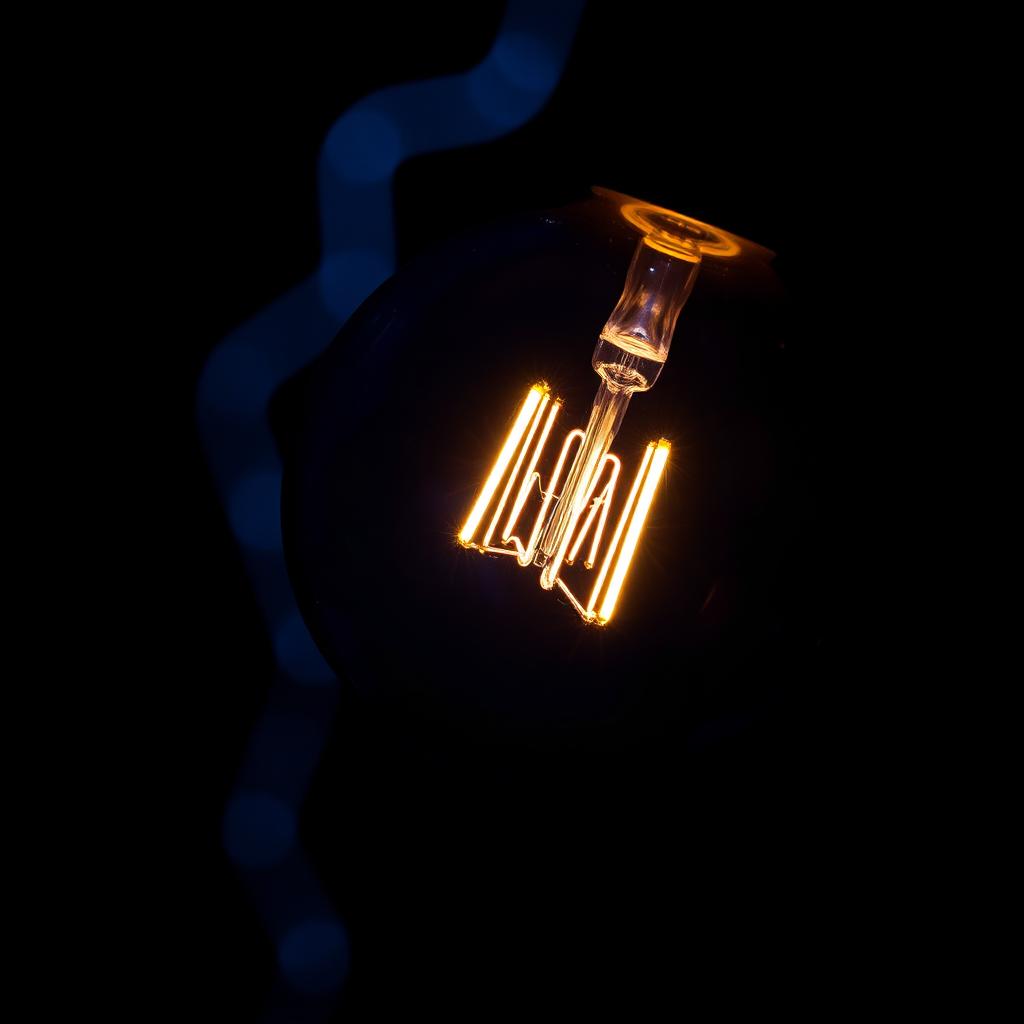Warm glowing lightbulb symbolizing clarity